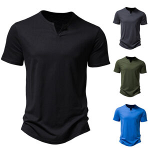 T-shirt uomo Venice scollo a V taglie forti