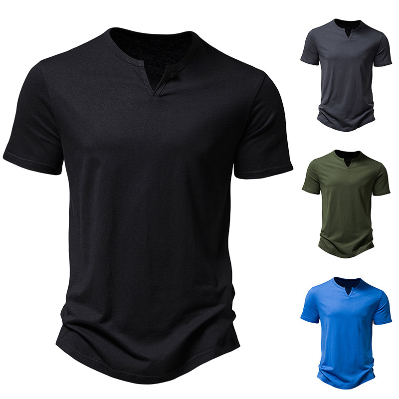 T-shirt uomo Venice scollo a V taglie forti