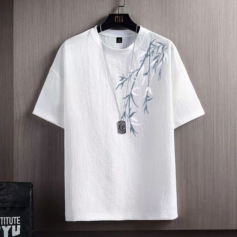 T-shirt Uomo Estiva in Seta di Ghiaccio
