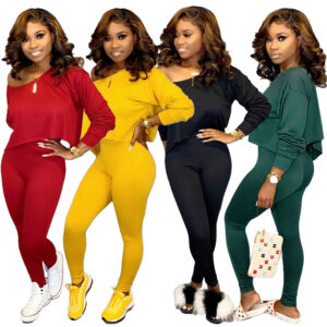 Completo sportivo autunnale donna felpa e pantaloni