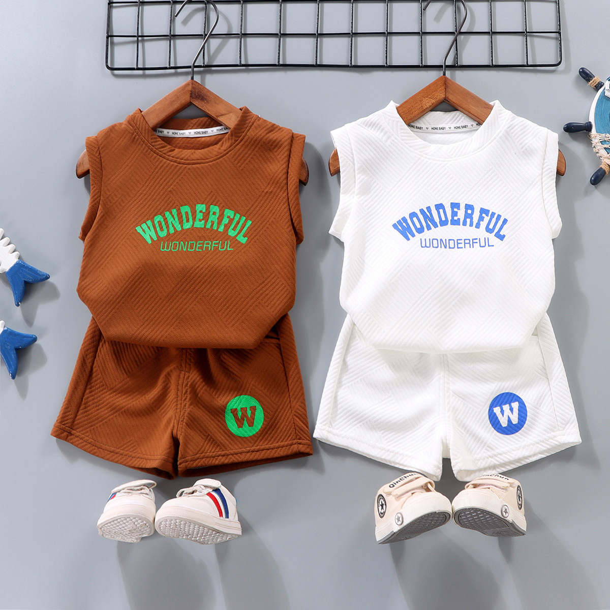 Children’s Vest Suit Western Style Loose Children’s Clothing