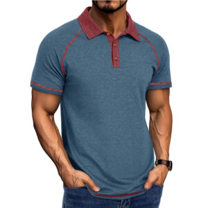 Polo uomo manica corta con bavero