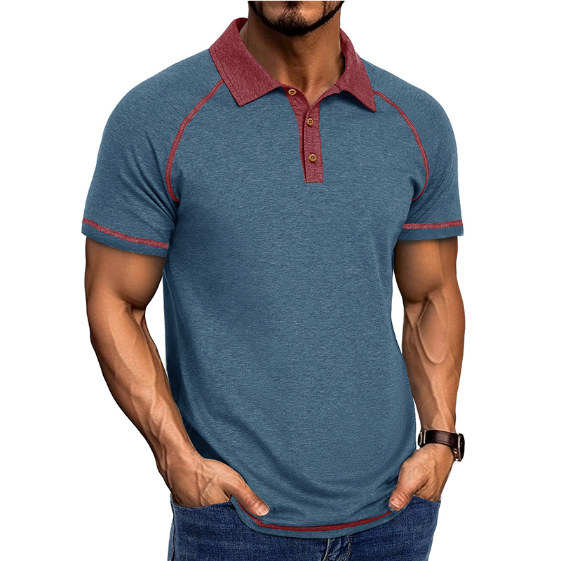 Polo uomo manica corta con bavero